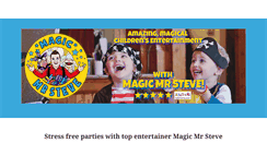 Desktop Screenshot of magicmrsteve.com